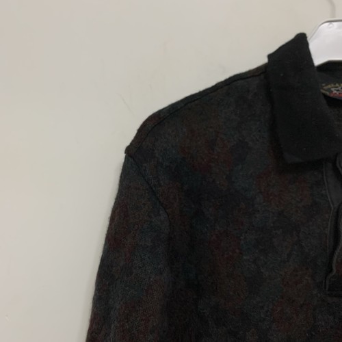 PAUL SHARK Black Sweater Size L Wool Long Sleeve Made In Italy #Z10 - Picture 4 of 13