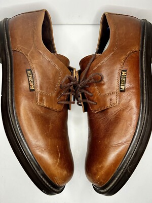 Mephisto‎ Mens Air-Jet Oxford Size 10 Brown Leather Lace Up Dress Shoe France s-l400.jpg main image 2