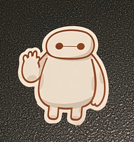 3 Count Disney Baymax Big Hero Laptop Water Bottle Car Phone case Sticker Decal - Picture 2 of 2