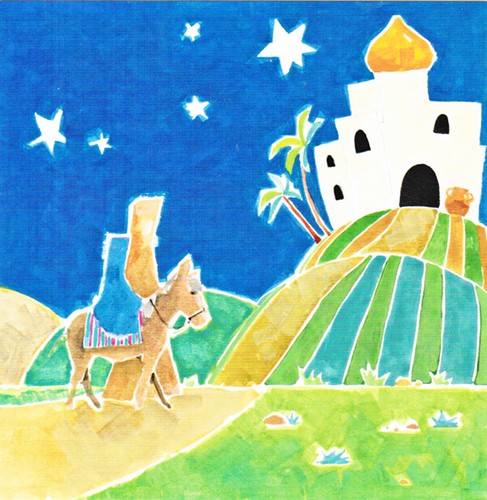 6 Stück Weihnachtskarten mit Bibeltext - gleiches Design - EB11411c - Bild 1 von 2