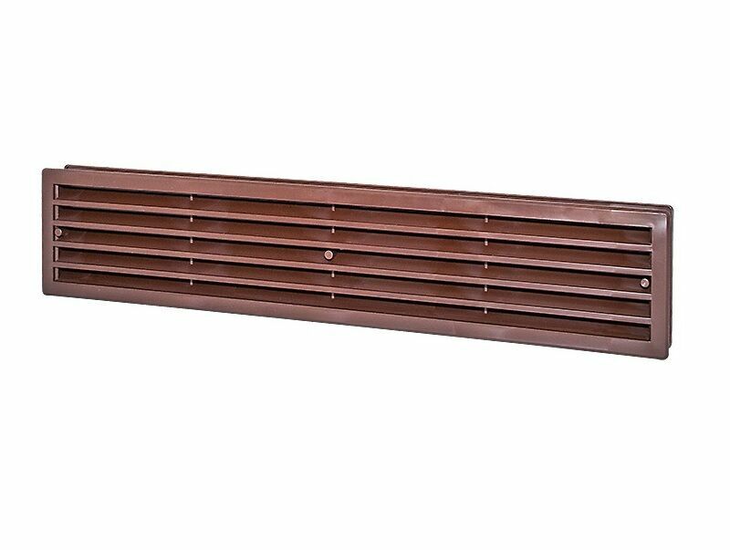 Brown Bathroom Door Air Vent Grille 450mm x 92mm / 2 Side Ventilation Cover  | eBay
