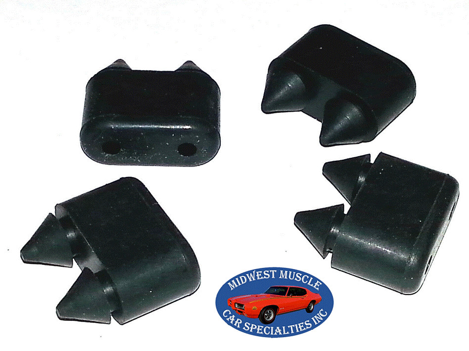 68 69 70 71 72 Rubber Door Bumpers GTO Lemans Chevelle 442 GS GSX Cutlass 4pc B