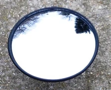 5 3/4" Round Clamp-On Spot Mirror for truck, auto (Blind Spot Mirror)