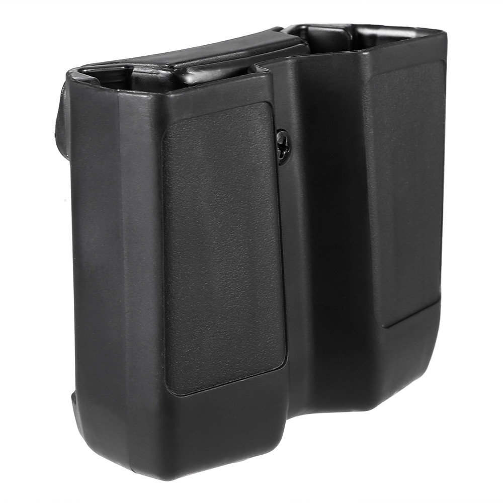 Tactical 9mm Magazine Pouch Double Stack Double Mag Case Mag Pouch Black-image