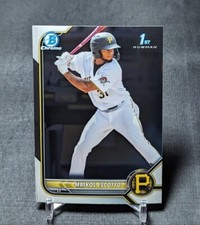 Maikol Escotto 1st CHROME Prospect Rookie 2022 Bowman Card #BCP-52 Pirates