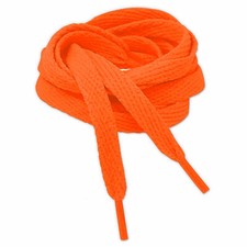 Flat Replacement Trainer Shoelaces Woven Polyester 8mm Width Shoe Laces Colour