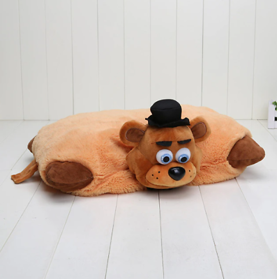 shopeeNo.1◕FNAF plush pillow doll 43cm*30cm stuffed plush Pillow Golden  Freddy Fazbear foxy Chica