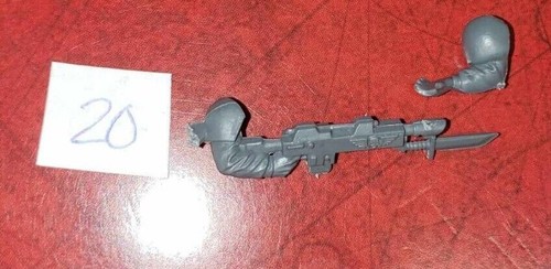 Cadian Shock Troops Infantry Squad Warhammer 40k bits - Picture 20 of 33