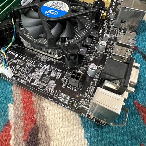 ASUS B85M-G mATX NAS/Server Motherboard Combo •Core i5-4590T •16GB RAM •TESTED! - Afbeelding 6 van 11