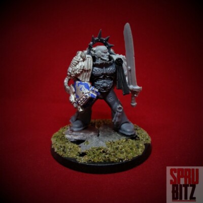 Space Marine Imperial Fist Commander Sergeant Umbau Warhammer 40K Bausatz Bash