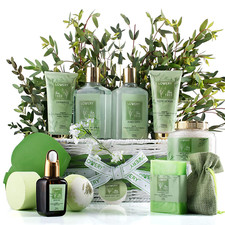 Valentine Tea Tree Bath Set - Luxury Home Spa Set with Calming Mint Fragrance...