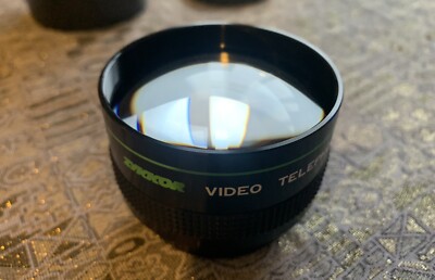 Zykkor Video Weitwinkel AF. Objektiv + Teleobjektiv 2.0x. Japan 52mm Gewinde