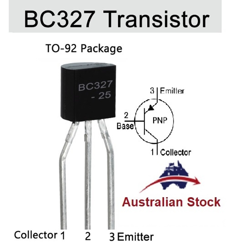 BC327-16 General Purpose Transistor - PNP, T092h - (Pack of 5) | eBay ...