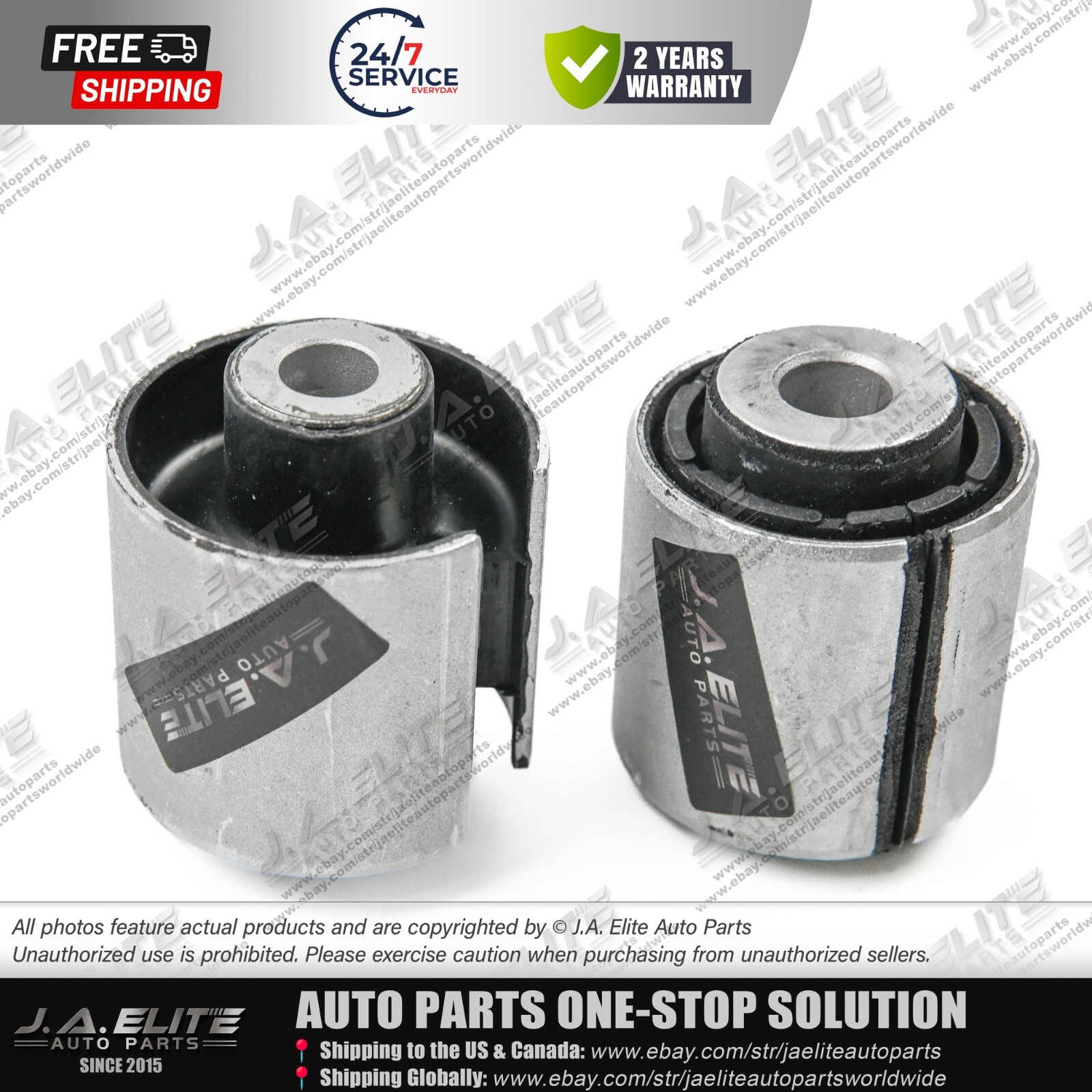 Rolls-Royce Phantom Rear Lower Control Arm Bushing Kit 2pc #33326758995