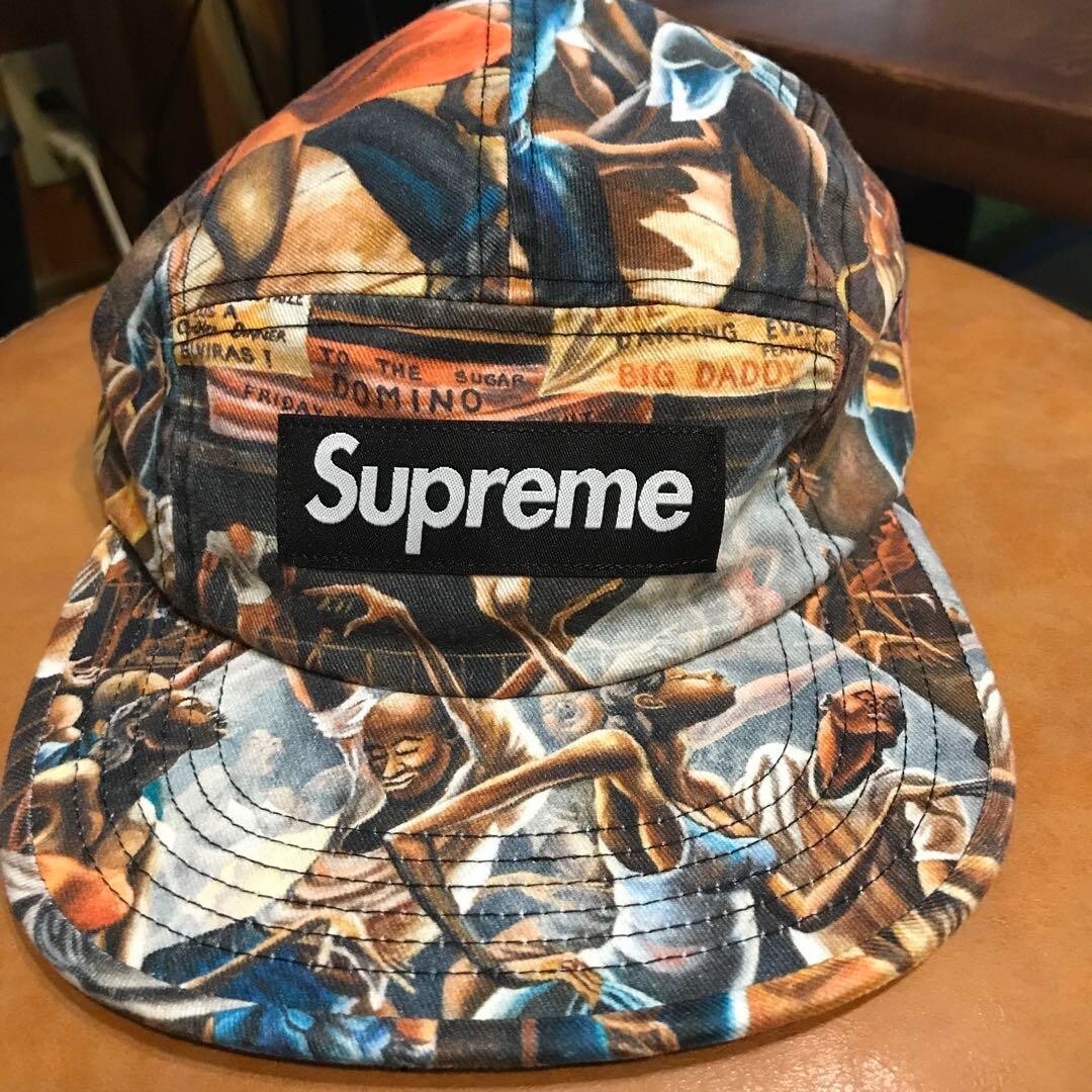Supreme Ernie Barnes Camp Cap Multi Used ONE-SIZE From JAPAN