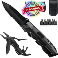 Herramienta Multiusos Navaja Pinza Destornillador Destapador Para Hogar Casa NEW