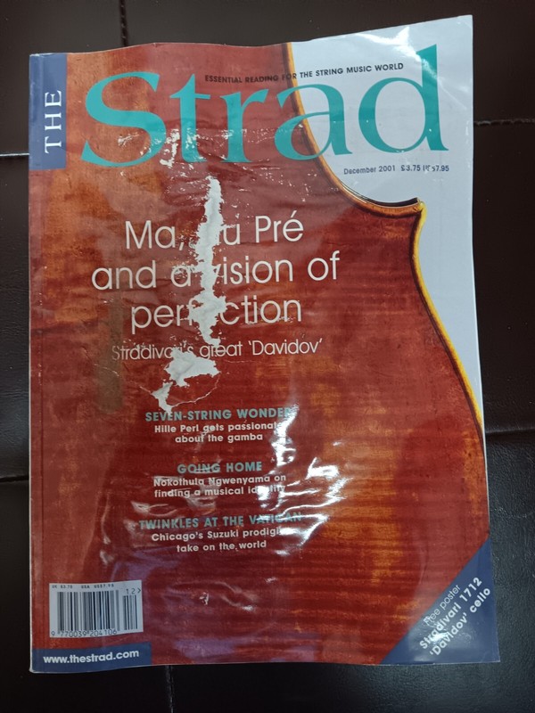 The Strad Magazine - december 2001 - Violin Strings - davidov