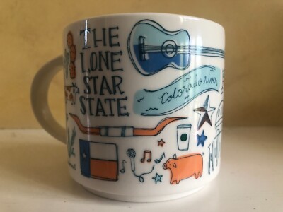Starbucks Texas Coffee Mug, Been There Series Across The Globe Collection