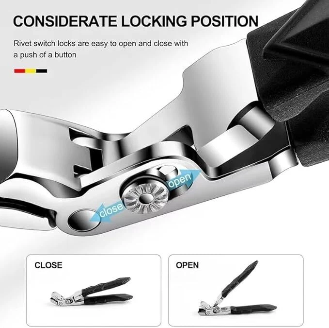 Extra Large Toe Nail Clippers For Thick Nails Heavy Duty Stainless Professional - Image 2 of 4