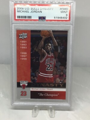 シカゴ 2008-2009年版 2008-09 Upper Deck - Chicago Bulls Dynasty Michael Jordan #CHI-9