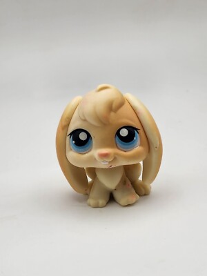 Littlest Pet Shop Bunny Rabbit LPS #95 Blonde Lop Flopped Ears
