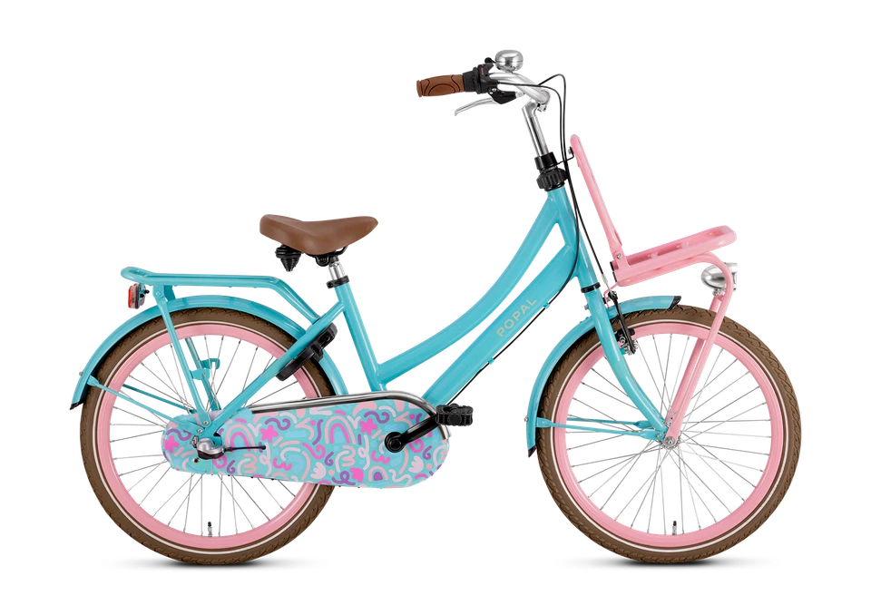 Mädchen Hollandrad Popal Daily Dutch Basic Plus Kinderrad 22 Zoll, 3 Gänge Rückt - Bild 4 von 4