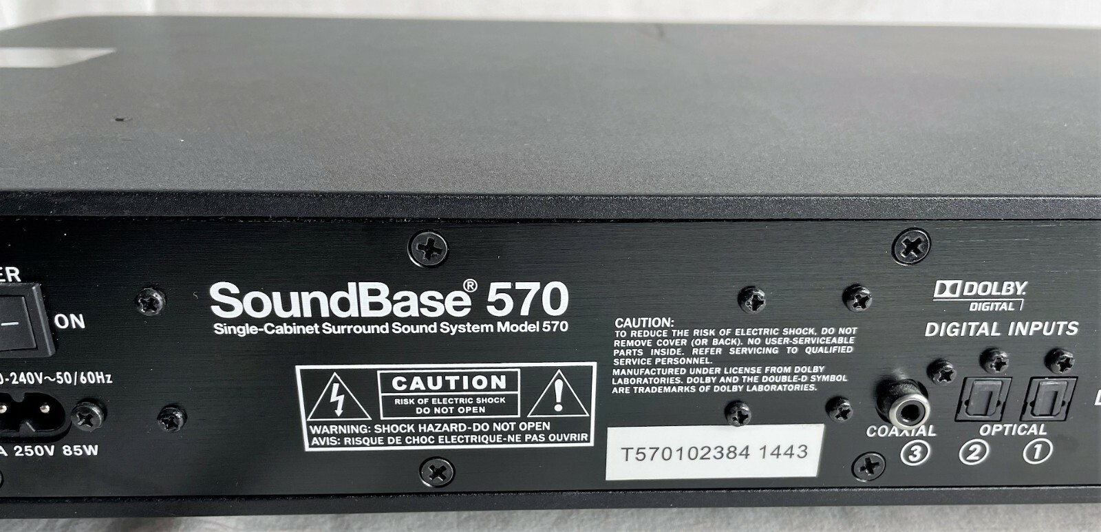 ZVOX SoundBase 570 Sound Bar Single Surround Sound System eBay