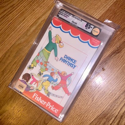 Brand New Atari 400 Dance Fantasy VGA 85+ Gold Graded Video Game Fisher Price