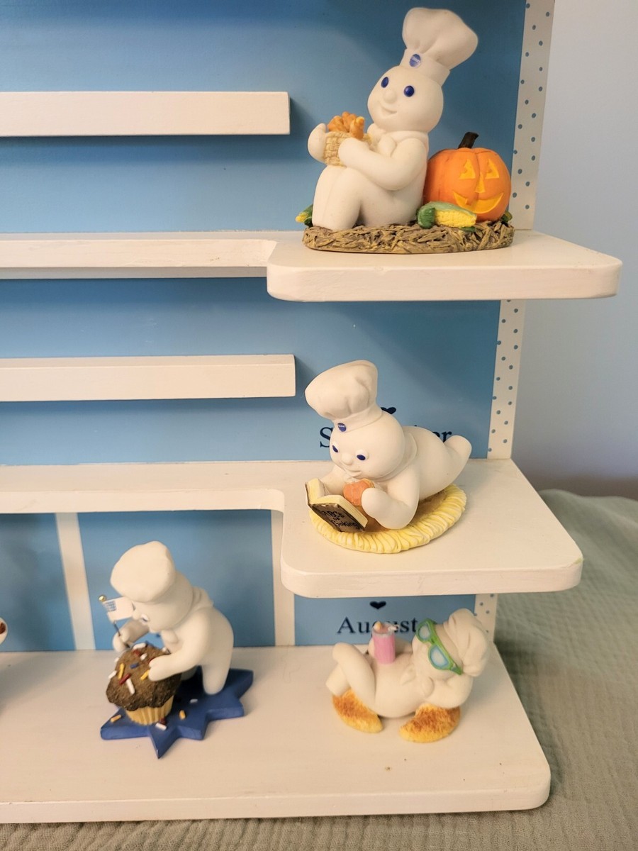 1997 pillsbury doughboy calendar with figurines | eBay