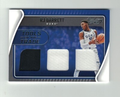 RJ BARRETT 2022-23 Chronicles Draft Absolute TRIPLE JERSEY Player Worn RARE Tott