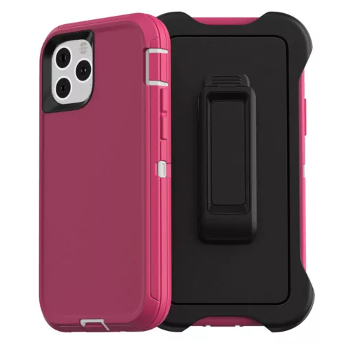 Funda protectora de alta resistencia para iPhone 16 Pro Max 15 14 13 12 11 + funda con clip para cinturón - Imagen 35 de 37