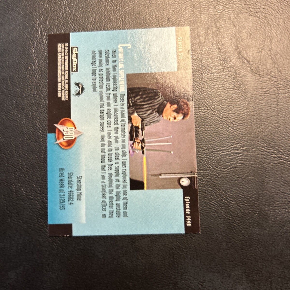 Jb6d Star Trek Next Generation 1997 Season 6 #590 Commander Jb6d Star Trek Next Generation 1997 Season 6 #590 Commander