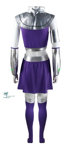 Teen Titans Starfire Cosplay Costume Dress Outfits Halloween Role-playing New - Picture 4 of 12