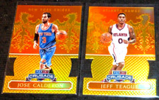2014-14 Panini Excalibur Prizm Crusade Jeff Teague #110 Gold Die-cut #d 58/60
