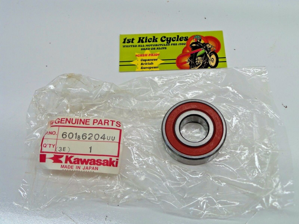 NOS KAWASAKI REAR HUB BALL BEARING 601B6204UU ZX750 ZX-6R | eBay