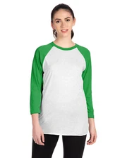 Next Level Apparel Unisex Triblend Three-Quarter Sleeve Raglan - 6051