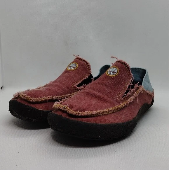 Scarpe Timberland Smartwool slip on donna 7 rosso blu boho retrò anni 90 Y2K casual