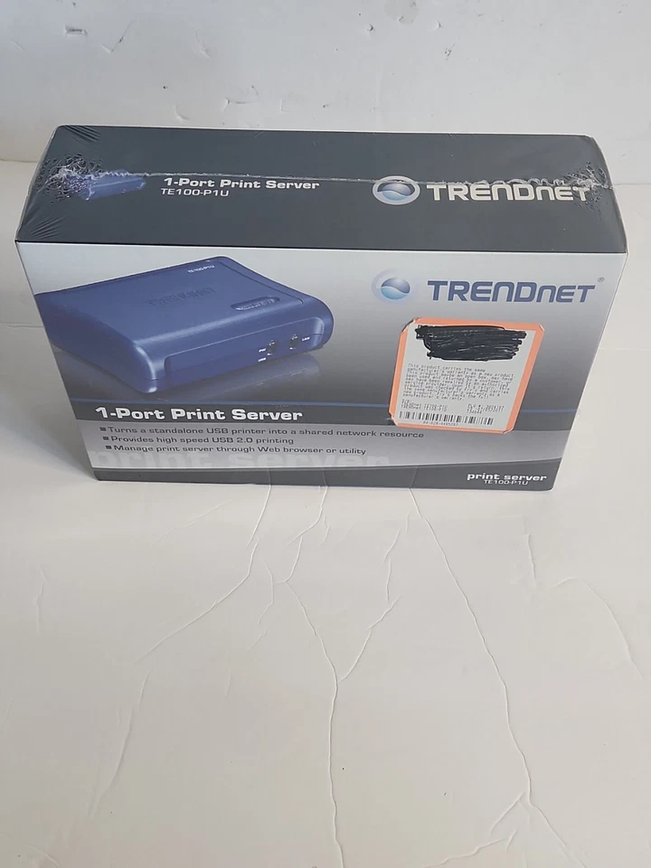 TRENDnet TE100-P1U Print Server USB-1 Port to USB 1-Port New Sealed - Image 4 of 4