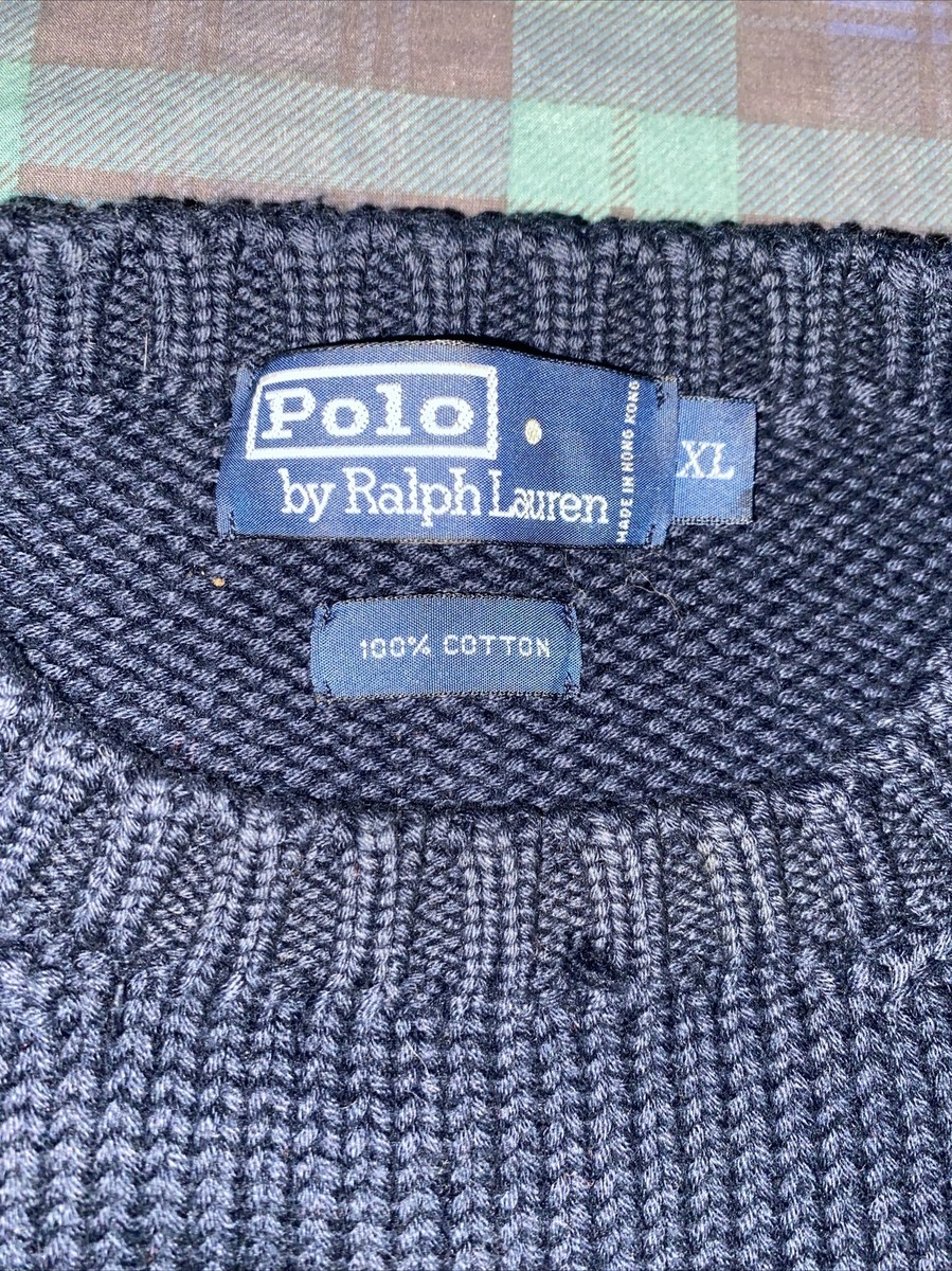 Vtg Polo Ralph Lauren 1990s American Flag Knit | eBay