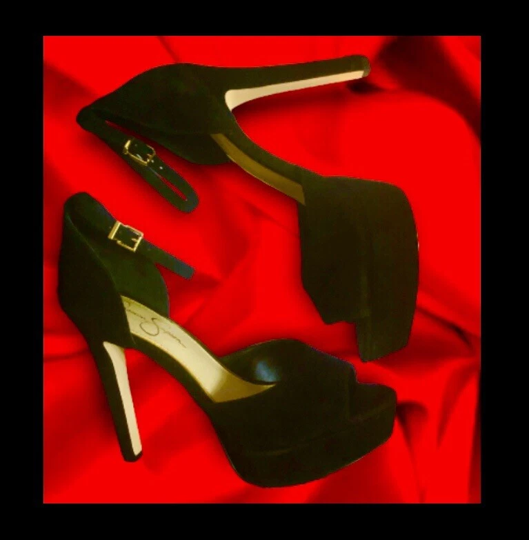 Jessica Simpson Beeya suede heel 4.5