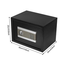 Safe Tresor Feuerfest Möbeltresor Dokumententresor Geldschrank Wandtresor 17L