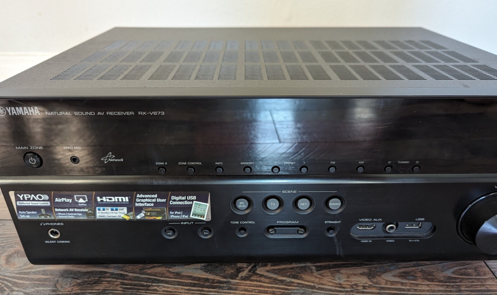 RÉCEPTEUR AV 5.1 canaux Yamaha HTR-3068 d'occasion - entièrement