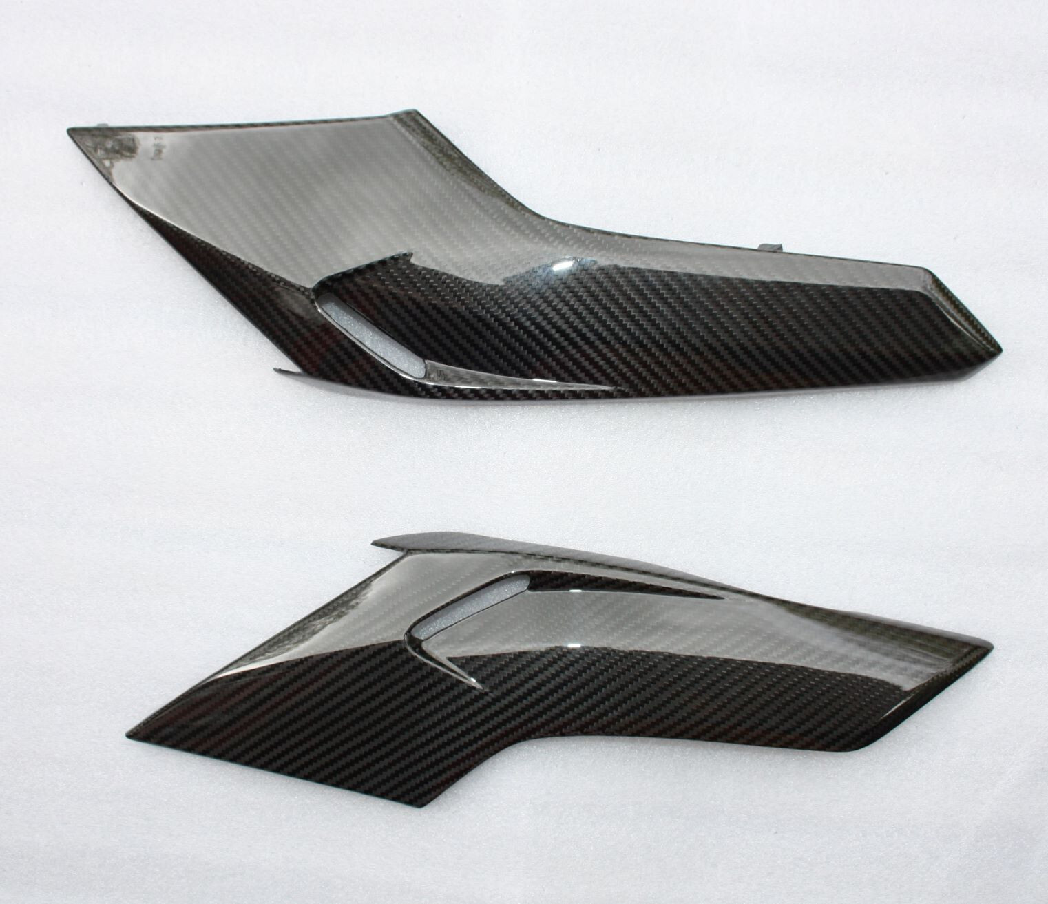 Flancs de sabot Triumph Street Triple 765 S R RS carénage carbone 2020-2022