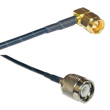 RFC100 SMA MALE ANGLE to TNC MALE Coax RF Cable USA-Ship Lot