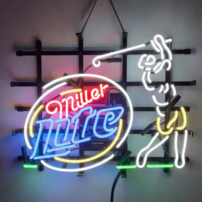 Golf 24x20 Neon Sign For Home Bar Man Cave Wall Display Artwork Decor LA 