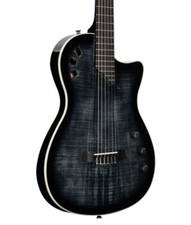Cordoba Stage Thin Body Nylon-string Electric Guitar - Black Burst