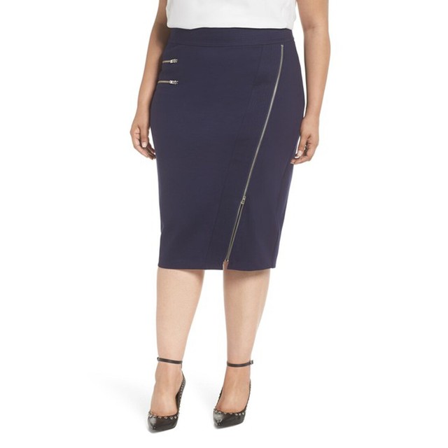 skirted peacoat plus size