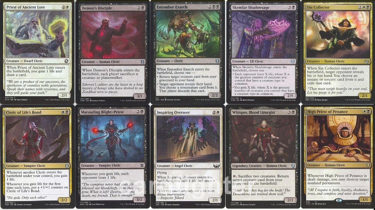 mtg cleric commander deck MTG Magic The Gathering Starter Commander Deck main image 1