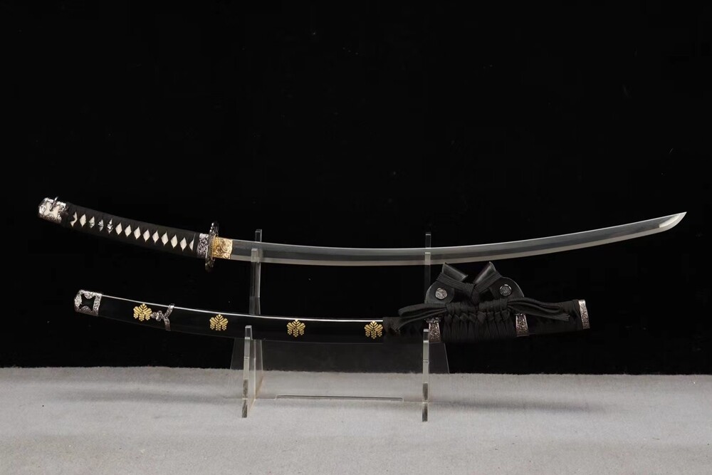 セール割引 伝説SAMURAI CRDP 1ml リアルフレーバー937 Full Tang Folded Steel Sharp Curved Tachi Japanese Katana