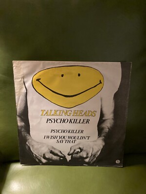 Talking Heads - Psycho Killer / Acoustic 12'' Vinyl Single UK Pressing VG+ 1977